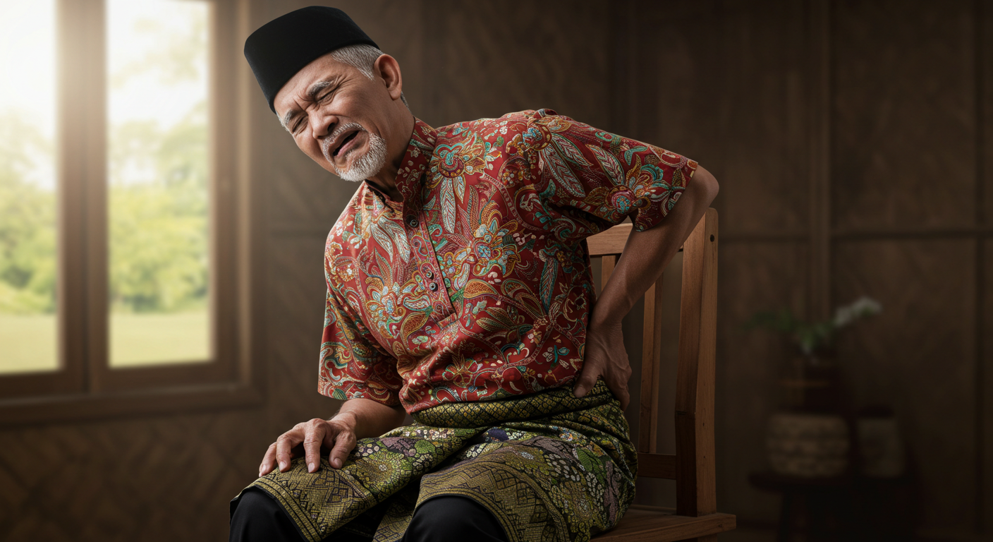 Warga emas mengalami sakit badan